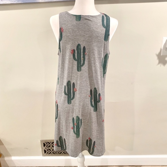 Soft Knit Cactus Tank Dress - Picture 8 of 10